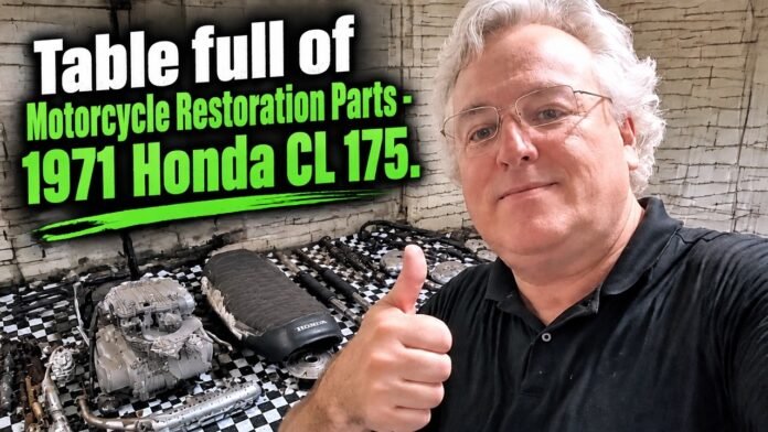 Ep. 2: What's on the Table? Every Part of a 1971 Honda CL175 Restoration